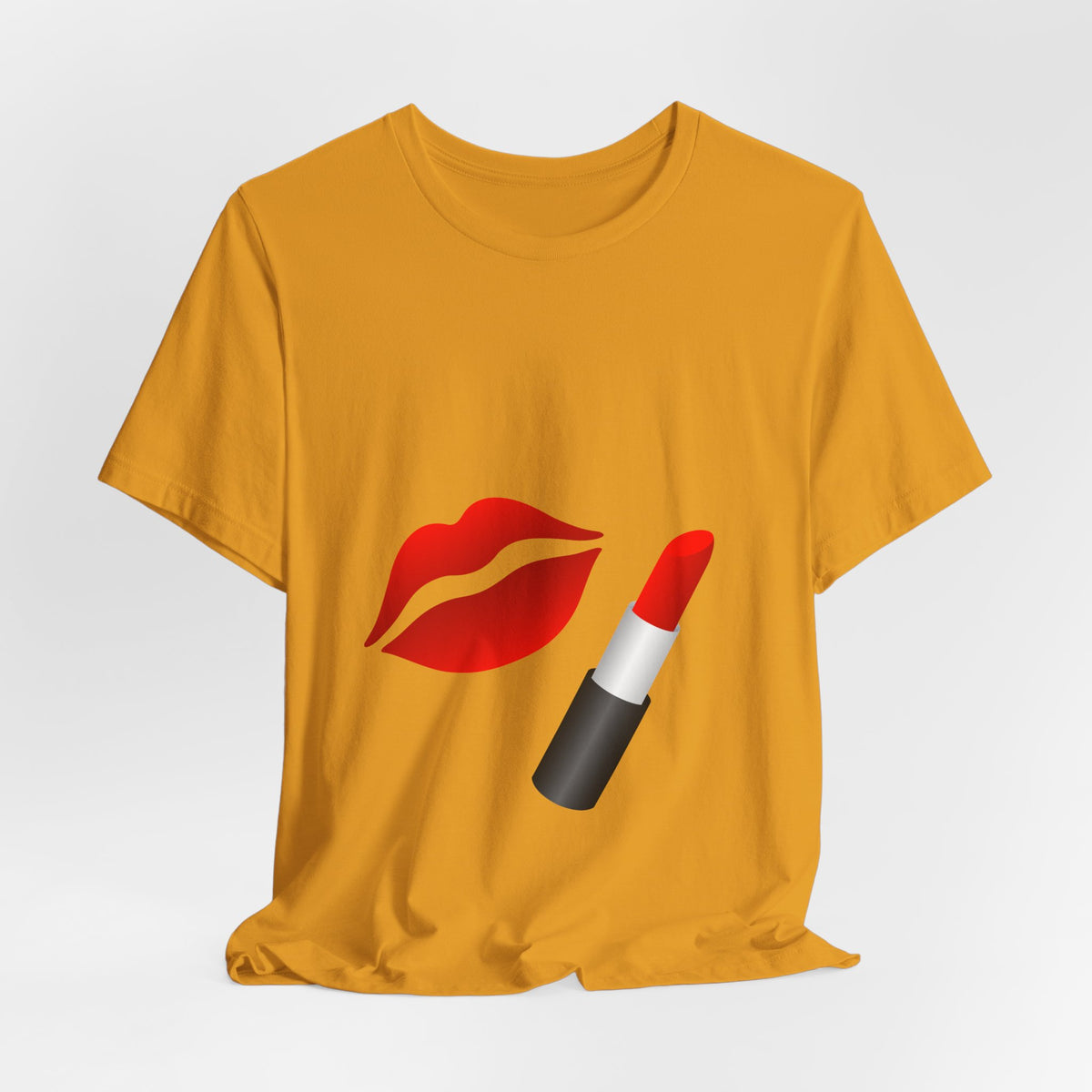 Gold Dollar Sign Tee — Minimalist Money Symbol Graphic T-Shirt