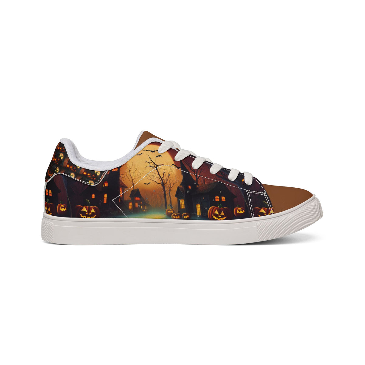 Leather Low-Top Sneakers — Concert Portrait Design