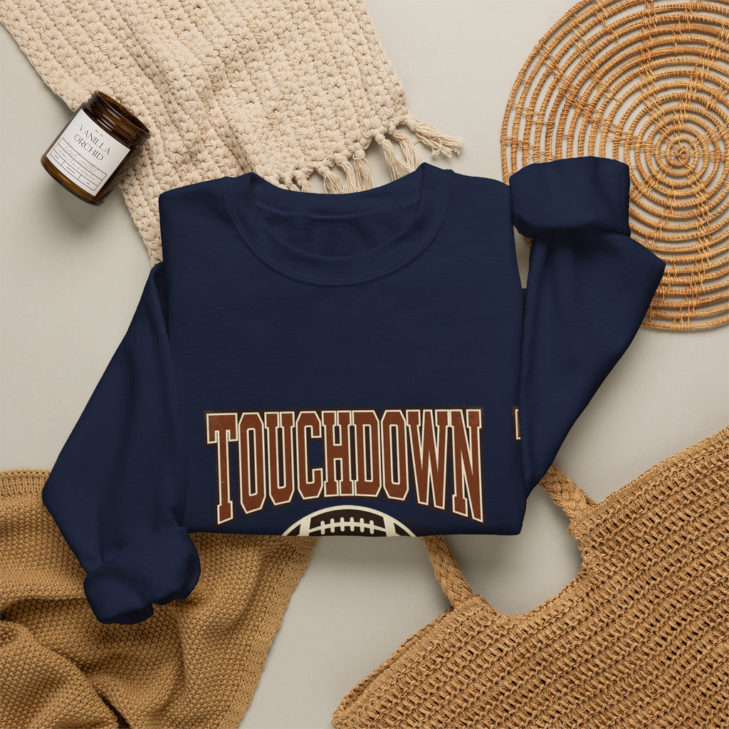 Touchdown Is Here Sweatshirt | Football Season Crewneck, Game Day Tee