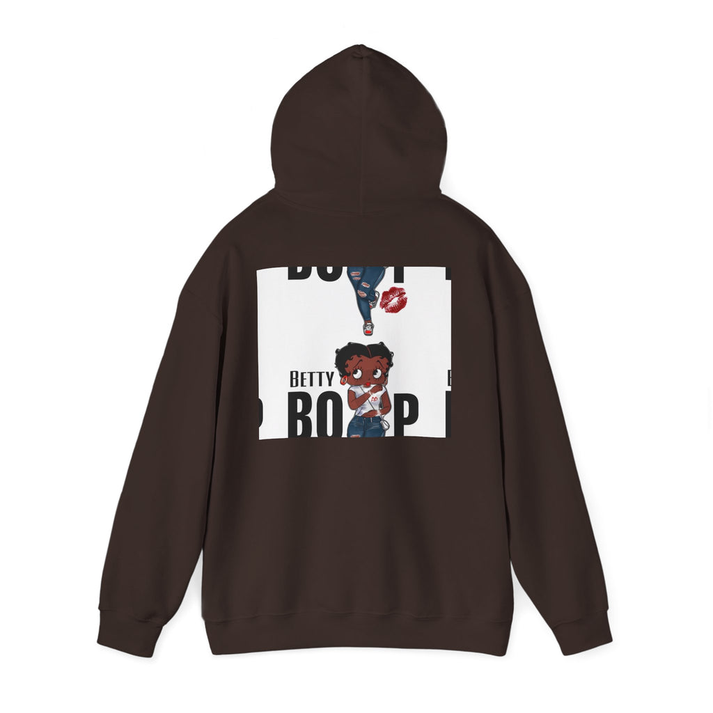 Afro Punk Girl Graphic Hoodie — Cute Retro Cartoon Character Pullover