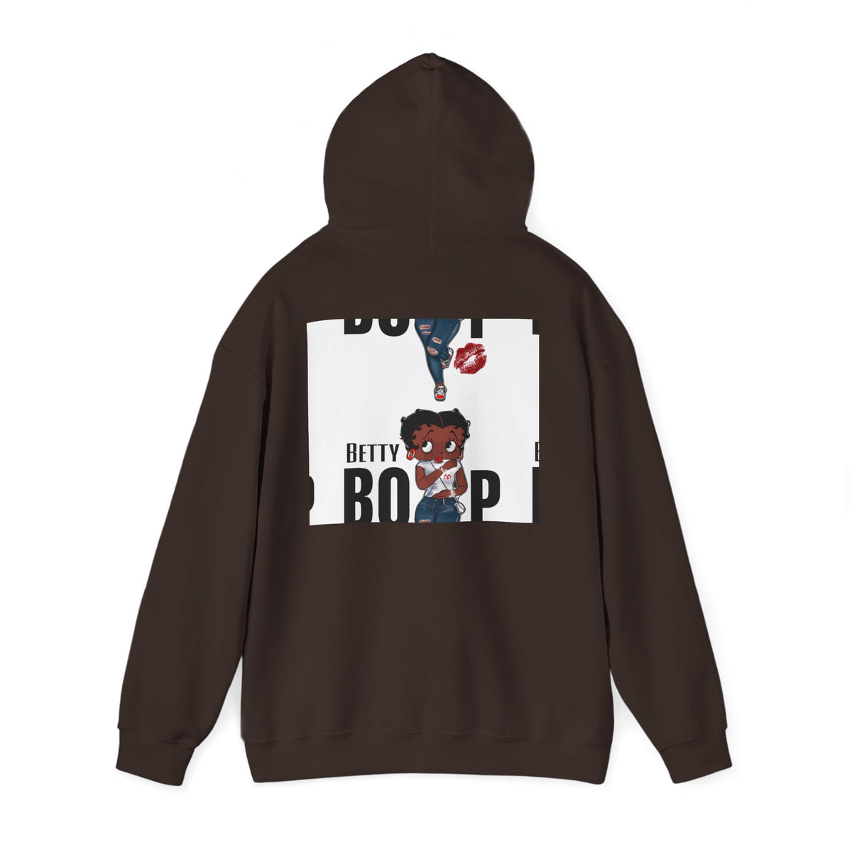 Afro Punk Girl Graphic Hoodie — Cute Retro Cartoon Character Pullover