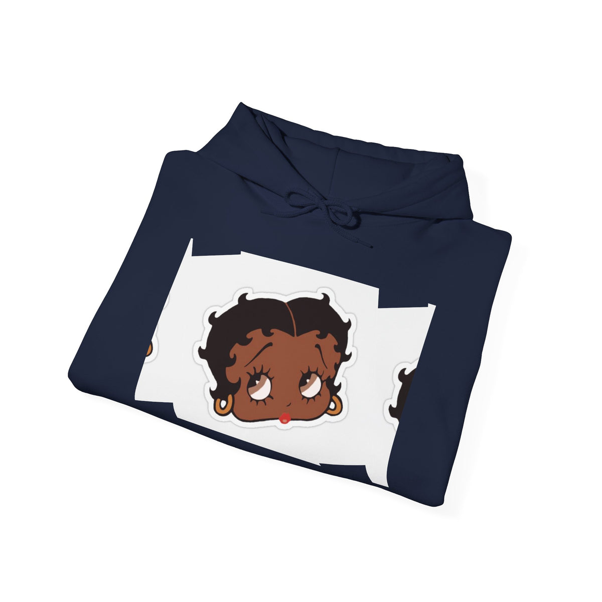 Afro Punk Girl Graphic Hoodie — Cute Retro Cartoon Character Pullover