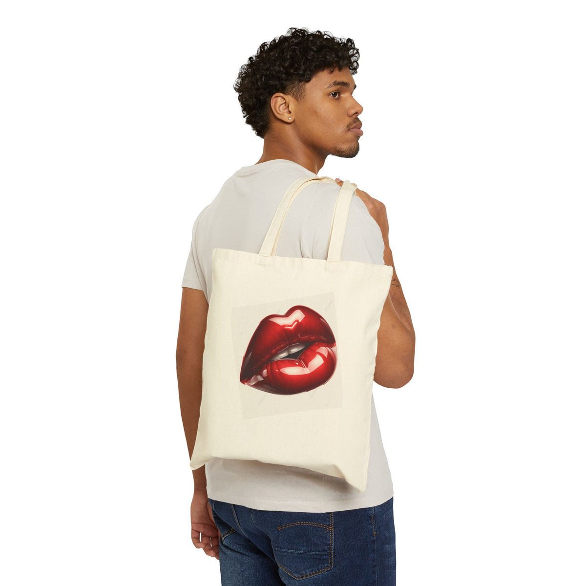 Gold Dollar Sign Canvas Tote Bag – Minimalist Money Symbol Eco Shopper