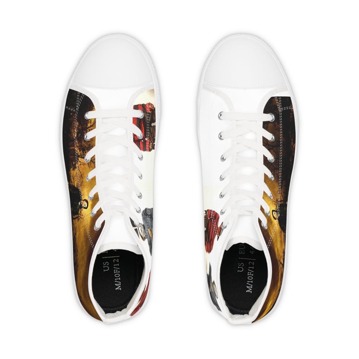 High Top Sneakers — Vintage Horror Movie Collage