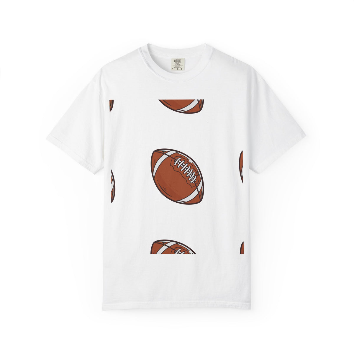 Football Pattern T‑Shirt – "My Game" Graphic Tee