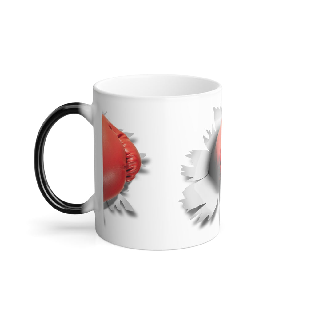 Color-Changing Mug — Boxing Glove Heat Reveal (11oz)
