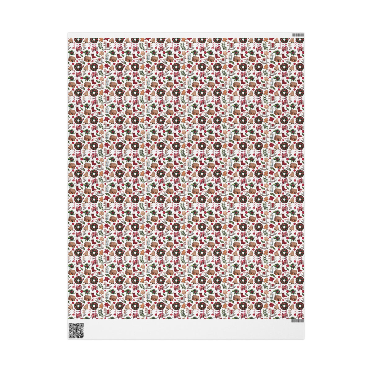 Christmas Cookies & Wreaths Wrapping Paper