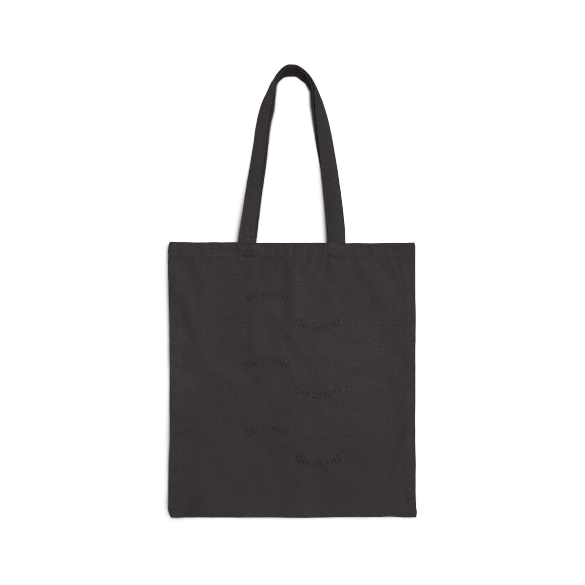 Canvas Tote Bag - 'Be Humble, Be Grateful' Minimalist Typographic Grocery Tote