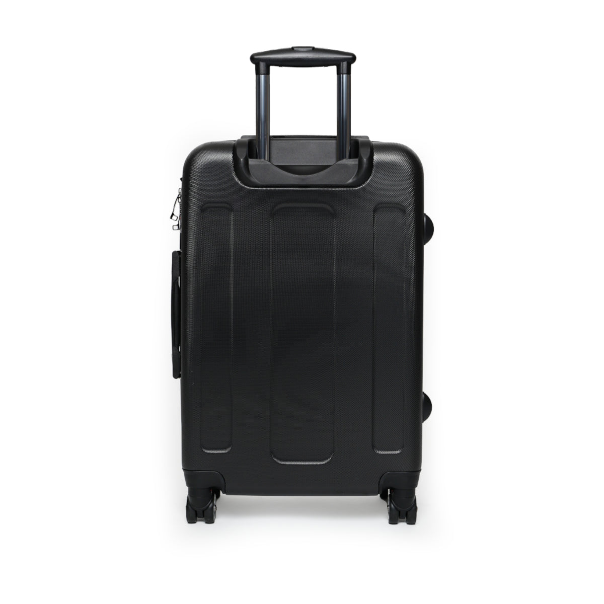 Vintage Map & Backpack Print Suitcase — Retro Travel Luggage