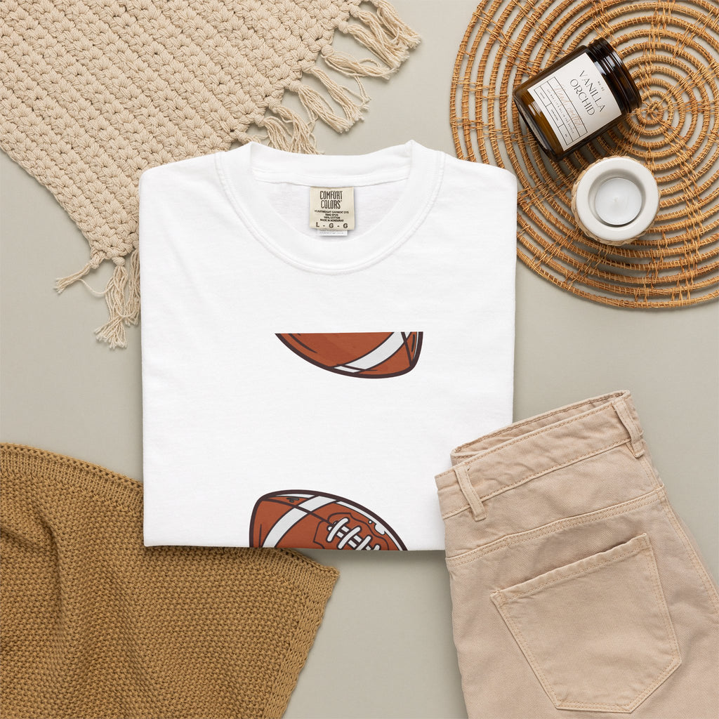 Football Pattern T‑Shirt – "My Game" Graphic Tee