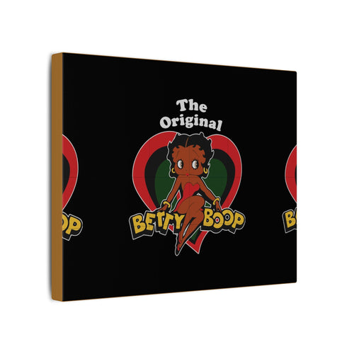 Betty Boop 'The Original' Heart Matte Canvas Wall Art