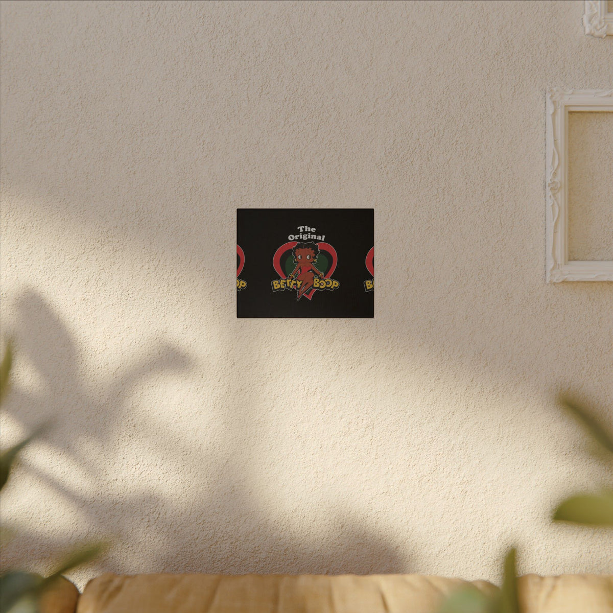 Betty Boop 'The Original' Heart Matte Canvas Wall Art
