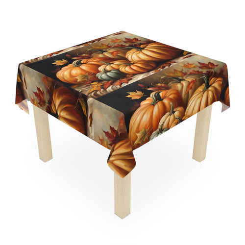 Autumn Maple Leaves Tablecloth — Fall Harvest Thanksgiving Decor