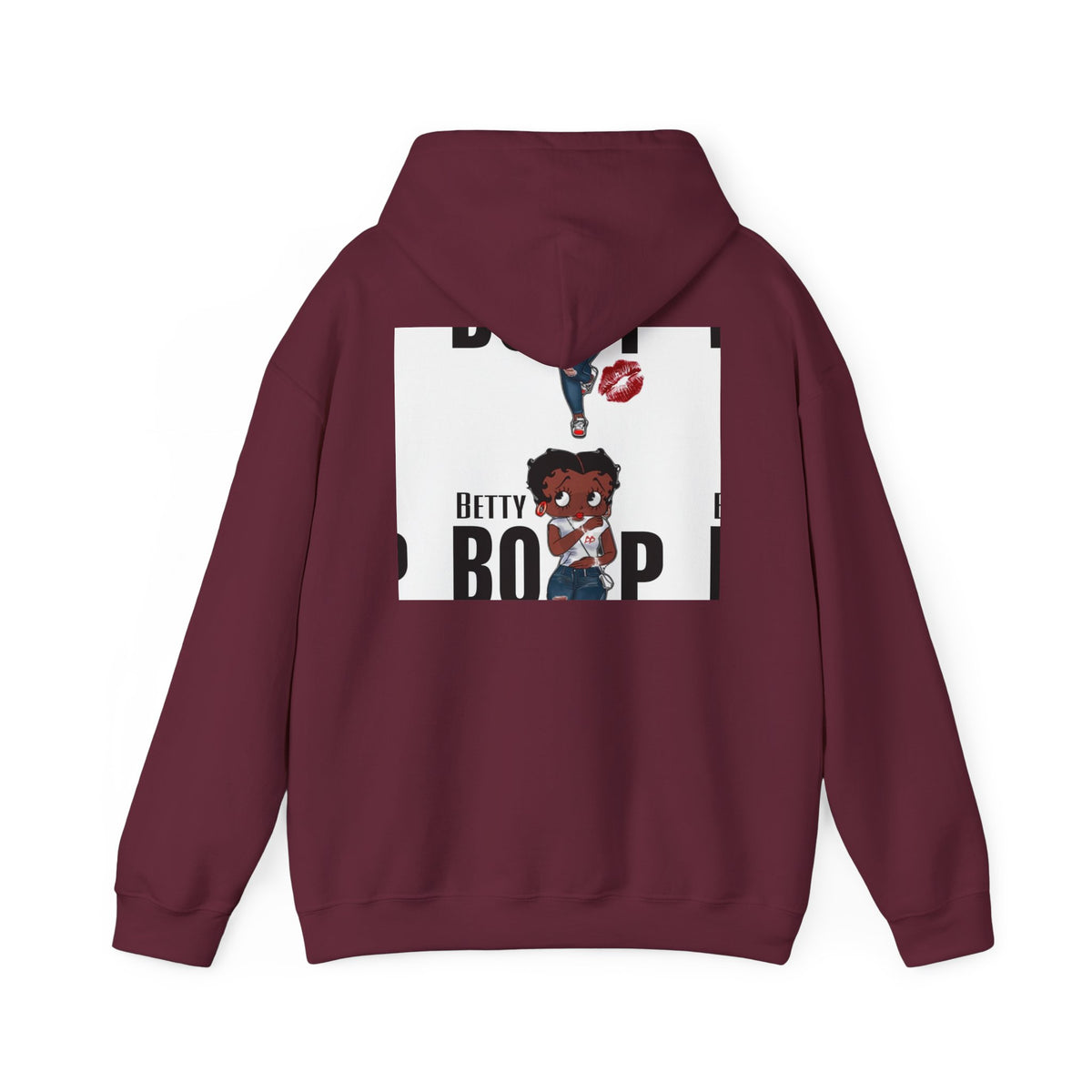 Afro Punk Girl Graphic Hoodie — Cute Retro Cartoon Character Pullover