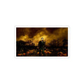 Horror Pumpkin Field Sticker — Michael Myers Halloween Kiss-Cut Decal