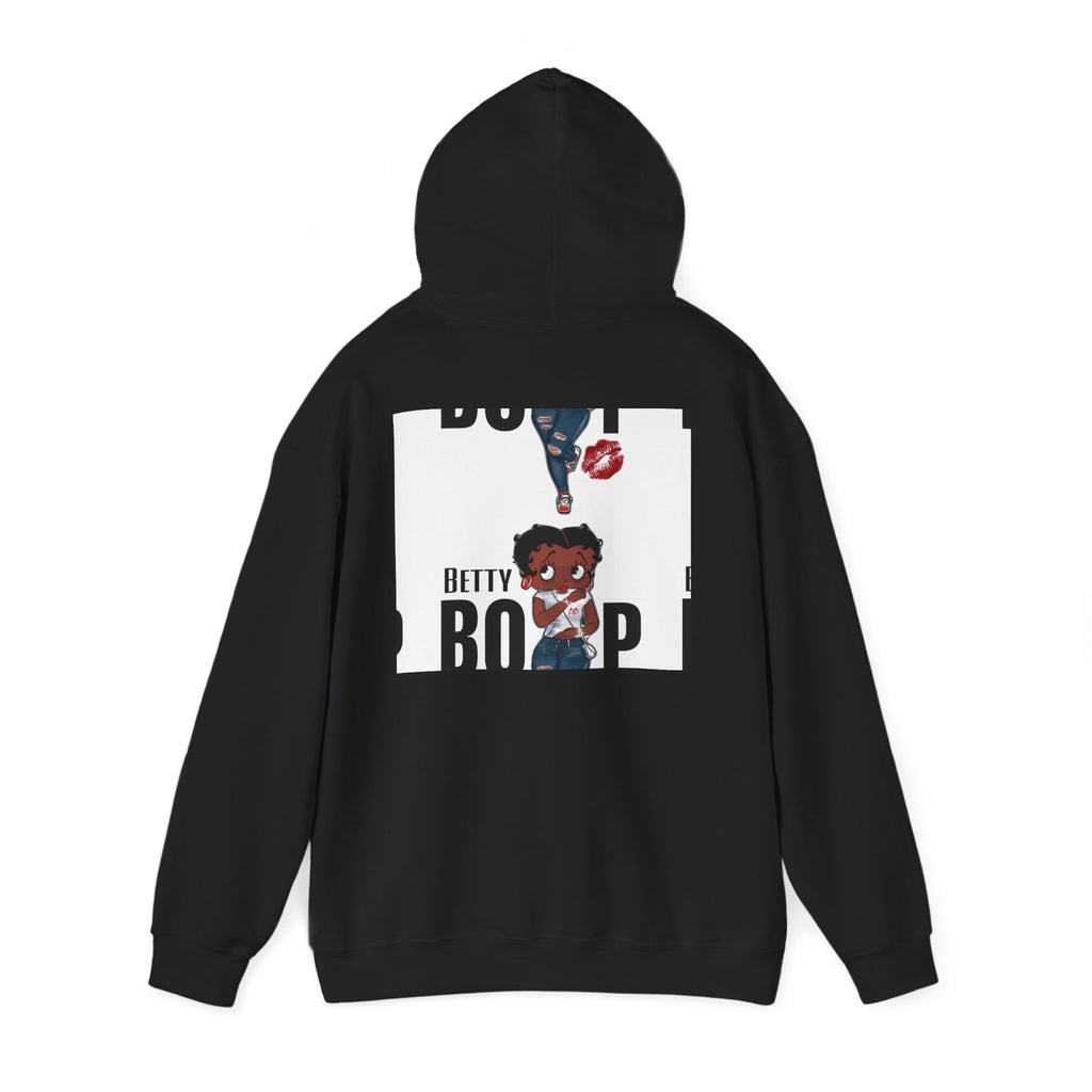 Afro Punk Girl Graphic Hoodie — Cute Retro Cartoon Character Pullover