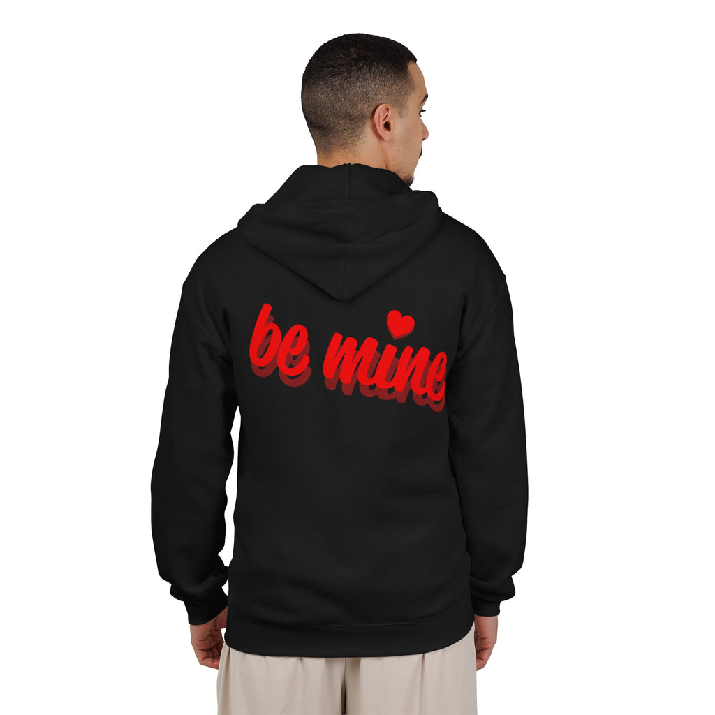 Zip Hoodie — Dark Cinematic Repeating Portrait Graphic